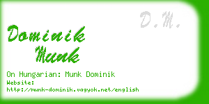 dominik munk business card